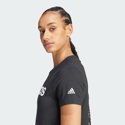 adidas Women's Essentials Slim Logo Tee Women's T-Shirt uk