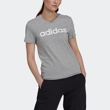 adidas Women's Essentials Slim Logo Tee Women's T-Shirt uk