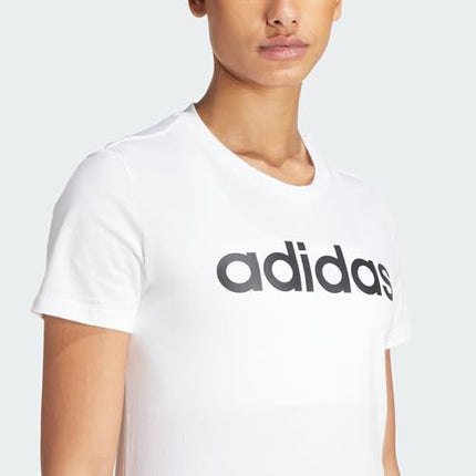 adidas Women's Essentials Slim Logo Tee Women's T-Shirt uk