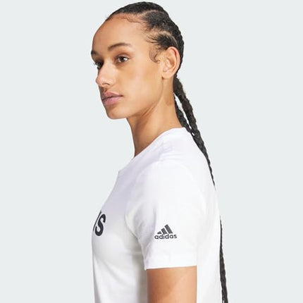 adidas Women's Essentials Slim Logo Tee Women's T-Shirt uk