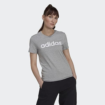 adidas Women's Essentials Slim Logo Tee Women's T-Shirt uk