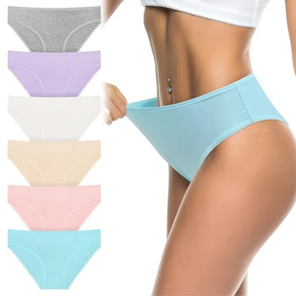 flintronic Women's Underwear, 6 Pcs Ladies panties  uk