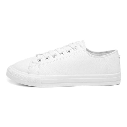 Lilley Polly Womens Lace Up Shoe in White