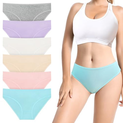 flintronic Women's Underwear, 6 Pcs Ladies panties  uk