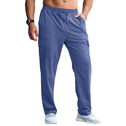 Mens Cargo Joggers Trousers Tracksuit Bottoms UK