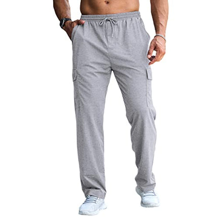 Mens Cargo Joggers Trousers Tracksuit Bottoms UK