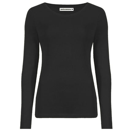 janisramone Womens LadiesLong Sleeve T-Shirt uk