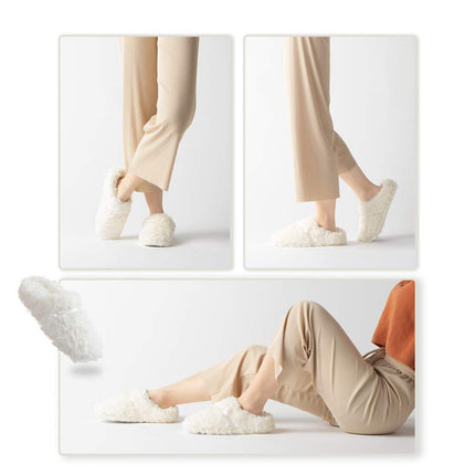 Tofern Women Fluffy Slippers for home uk