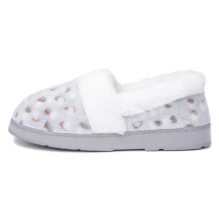 The Slipper Company Liz Womens Snow Leopard Full