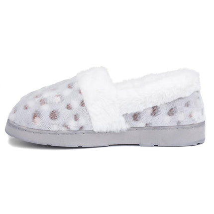 The Slipper Company Liz Womens Snow Leopard Full