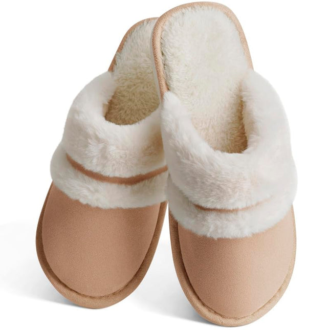 Lohca Fluffy Slippers Womens sale for home uk