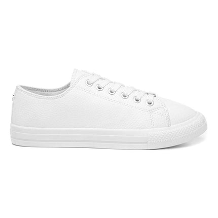 Lilley Polly Womens Lace Up Shoe in White