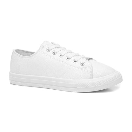 Lilley Polly Womens Lace Up Shoe in White