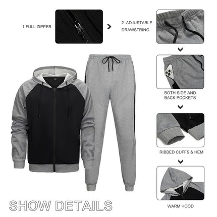 AOTORR Mens Tracksuit Tops & Bottoms UK