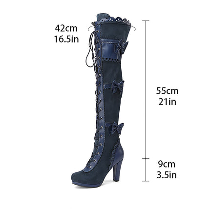 Ladies Thigh High Over The Knee Boots For Women uk