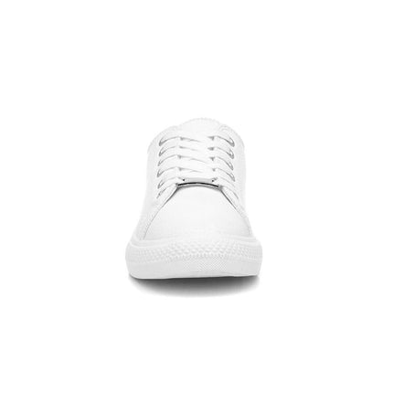 Lilley Polly Womens Lace Up Shoe in White