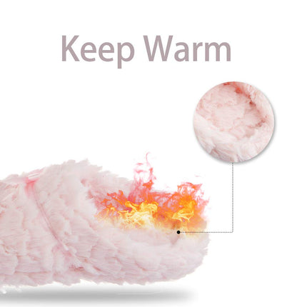 Tofern Women Fluffy Slippers for home uk