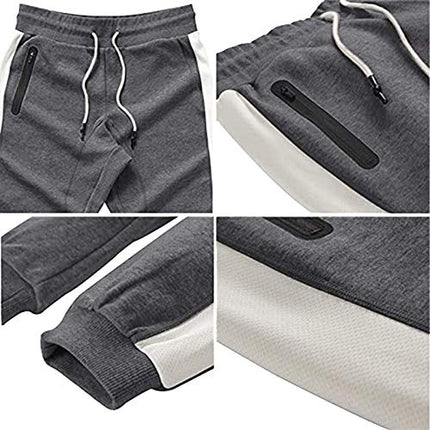 Tansozer Mens Joggers Slim Fit Tracksuit Bottoms UK