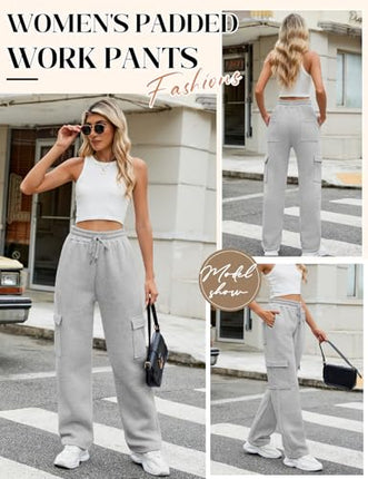 Womens Fleece Lined Joggers Pant uk sale