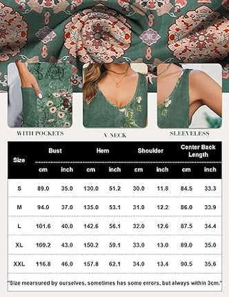 Summer Dresses for Ladies Women Sundress V Neck