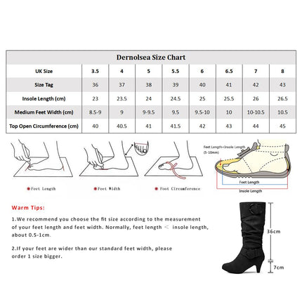 Dernolsea Knee High Boots Women uk