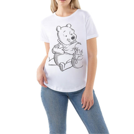 Disney Women's Winnie The Pooh Sketch T-Shirt