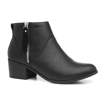 Lilley Maisy Womens Black Ankle Boot