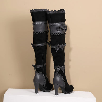 Ladies Thigh High Over The Knee Boots For Women uk