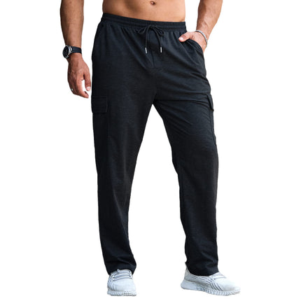 Mens Cargo Joggers Trousers Tracksuit Bottoms UK