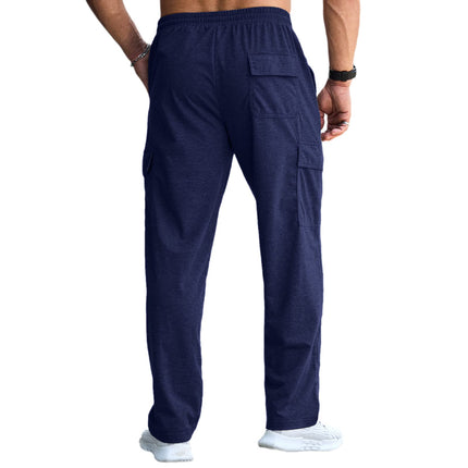 Mens Cargo Joggers Trousers Tracksuit Bottoms UK