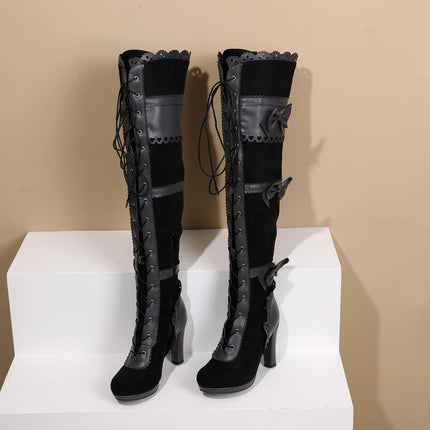 Ladies Thigh High Over The Knee Boots For Women uk