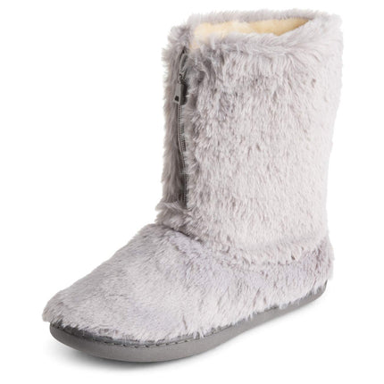 Polar Womens Zipper Boot Slippers uk