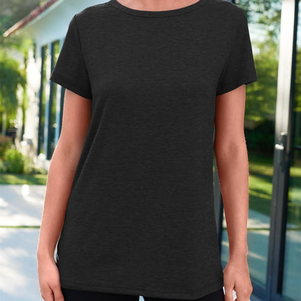 AirMood Women Summer Casual Round Neck Tee Tops