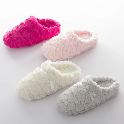 Tofern Women Fluffy Slippers for home uk