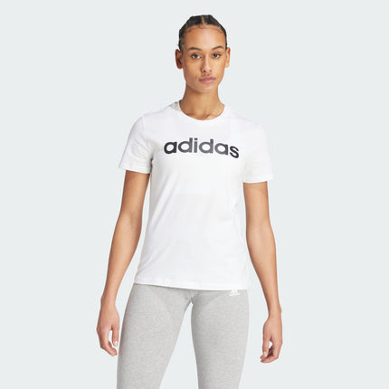 adidas Women's Essentials Slim Logo Tee Women's T-Shirt uk