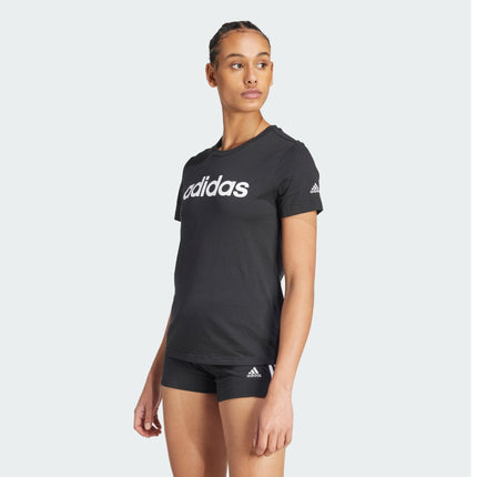 adidas Women's Essentials Slim Logo Tee Women's T-Shirt uk