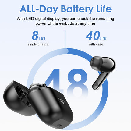 Wireless Earbuds, Bluetooth 5.3 Headphones UK