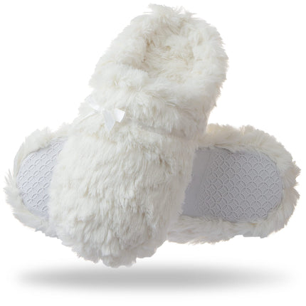 Tofern Women Fluffy Slippers for home uk