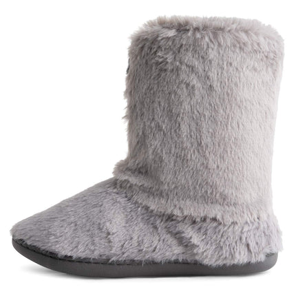 Polar Womens Zipper Boot Slippers uk