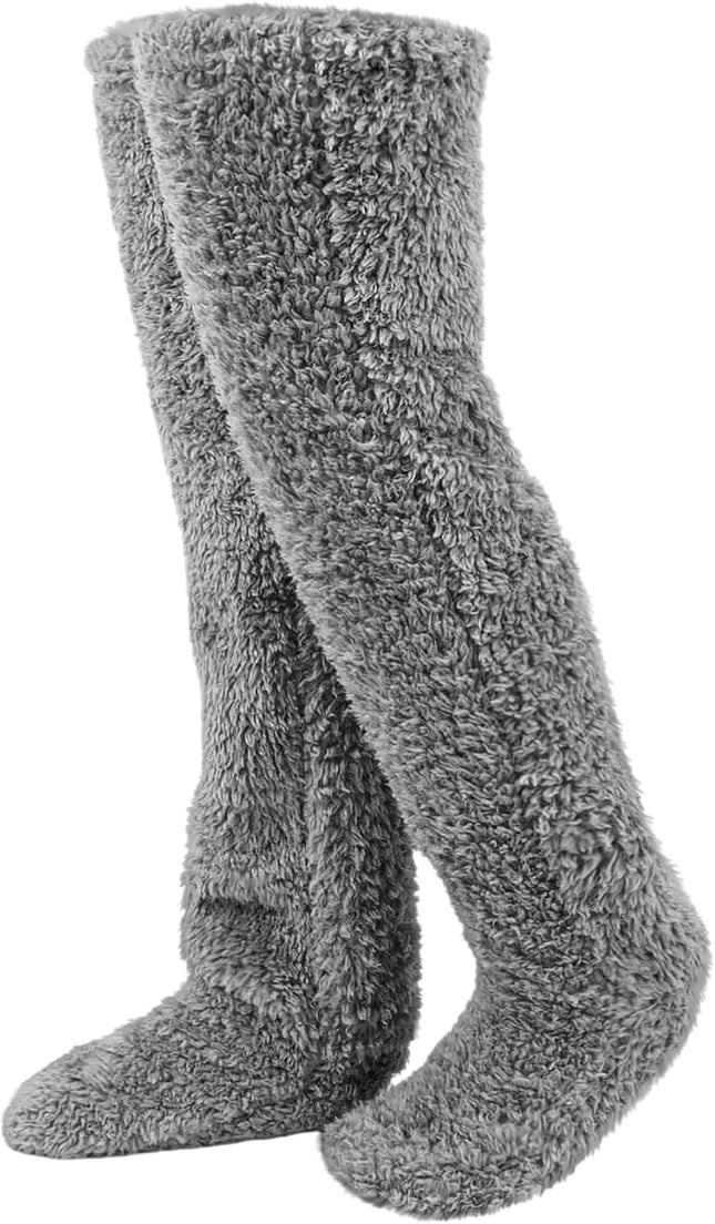 GOWTX Sock Over Knee Fuzzy Slippers uk