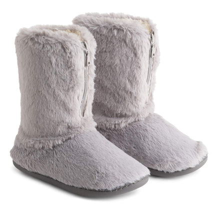 Polar Womens Zipper Boot Slippers uk