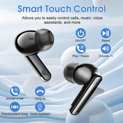 Wireless Earbuds, Bluetooth 5.3 Headphones UK