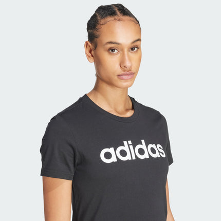 adidas Women's Essentials Slim Logo Tee Women's T-Shirt uk