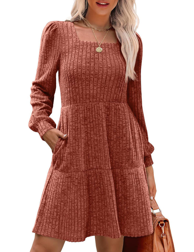 Akiooue Womens Jumper Dress uk