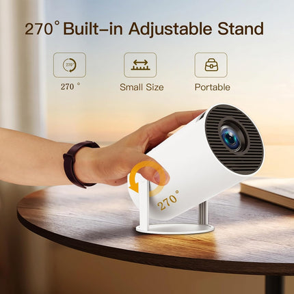 Mini Projector with WIFI 6 and Bluetooth, 4K 1080P uk