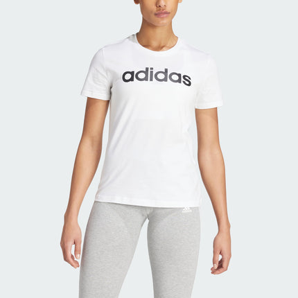 adidas Women's Essentials Slim Logo Tee Women's T-Shirt uk