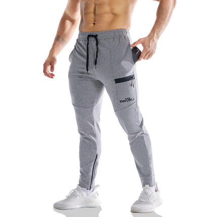 ZENWILL Mens Ziplock Training Tracksuit Trousers UK