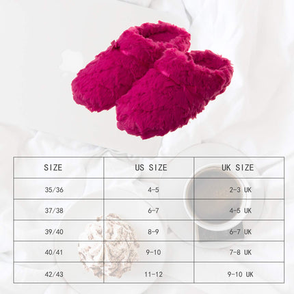 Tofern Women Fluffy Slippers for home uk