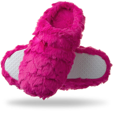 Tofern Women Fluffy Slippers for home uk