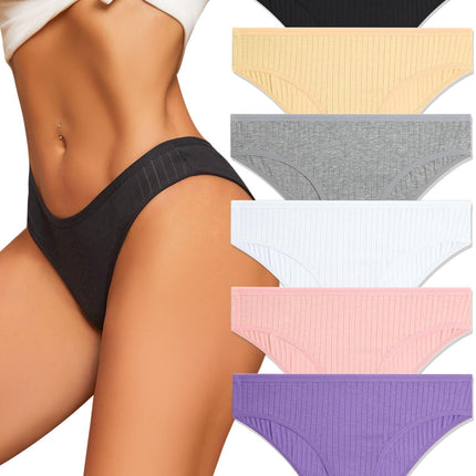 6 Pack Underwear pants Women Cotton Underwear